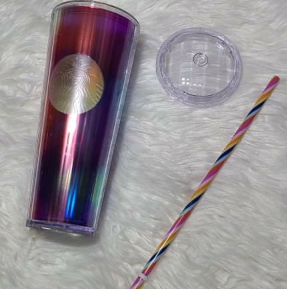 Starbucks Summer Rainbow Kaleidoscope 24oz Tumbler - Picture 2 of 5